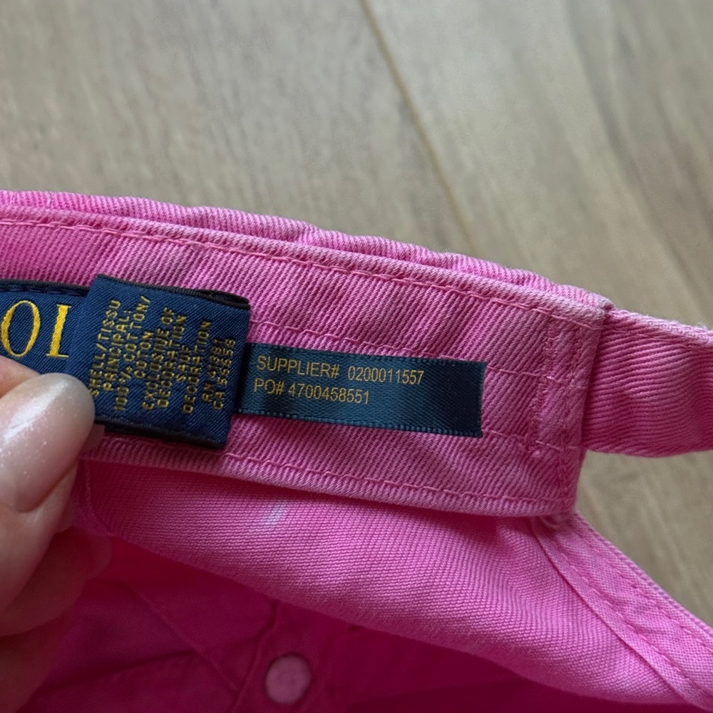 Polo Ralph Lauren Pink Baseball Cap - Picture 11 of 12